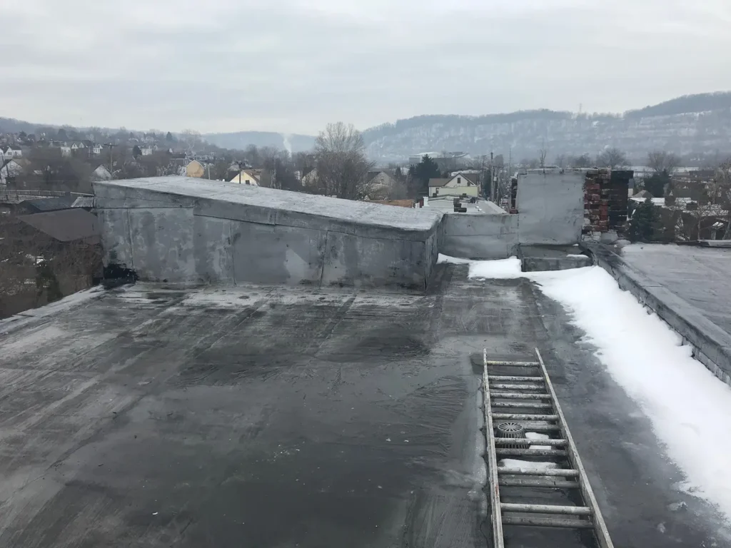 Elevator shaft before