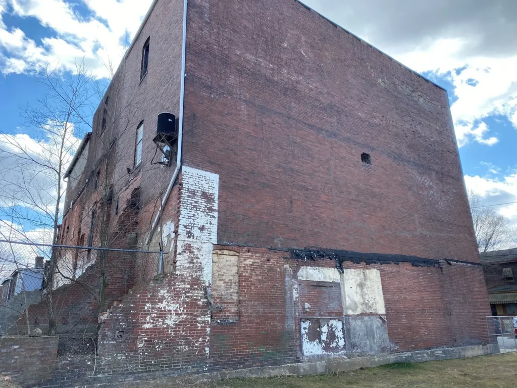 Fire escape before